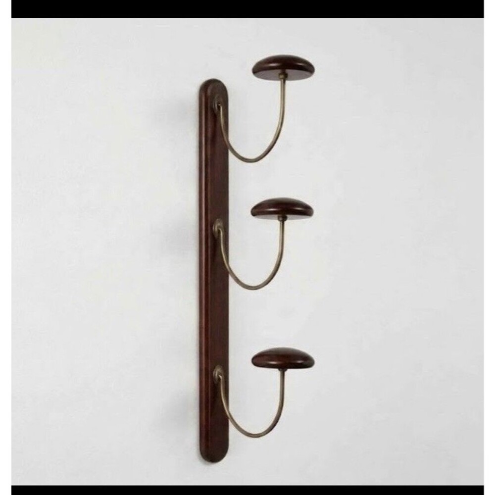 The Bombay Company Vintage Milliners 3-Hook Hat Rack NOS NIP